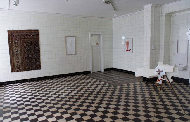 Au Ciel, Galerie Sandra Bürgel, Berlin 2022 (f.l.t.r. Valerie Stahl Von Stromberg, Thomas Schroeren, Klaus Winichner, Nina Rhode)
