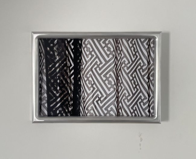 Valerie Stahl Von Stromberg, Meditation Frame Europa 2015/ 2022, archival light jet print, aluminium frame (made in CNC drawing), 22 x 30 cm Ed. 1/5 +1AP. Pteropus Giganteus, Johnna Hardenberg, Berlin