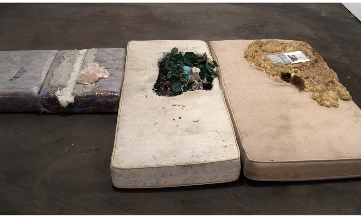 klauswinichner mattress-concrete Miami art fair