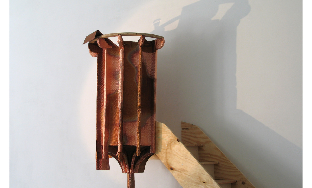 nina rhode Kanzel pulpit copper lifesize